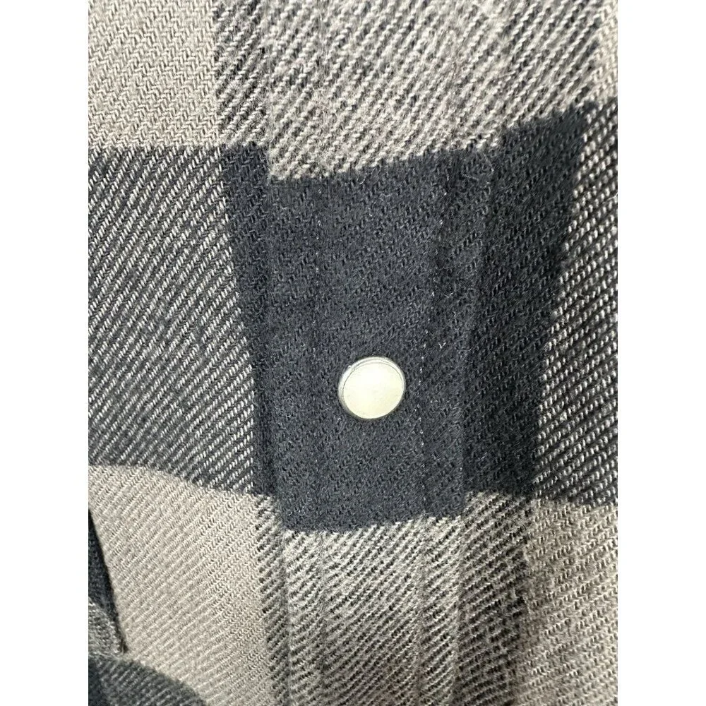 Levi's Classic Worker Shirt Size XXL Flannel Navy Gray Cotton